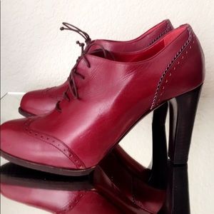 A. Testoni Red Booties